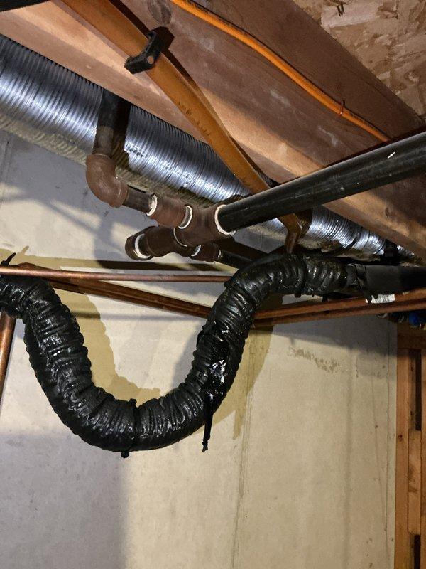 Completed conversion from liquid propane to natural gas system. Installed new gas meter assembly with exterior mounting brackets, connected supply piping with appropriate shut-off valves, and integrated the natural gas line into the existing HVAC and mechanical systems located in the basement utility area. All connections were tested and verified operational in coordination with the electrical utility company.