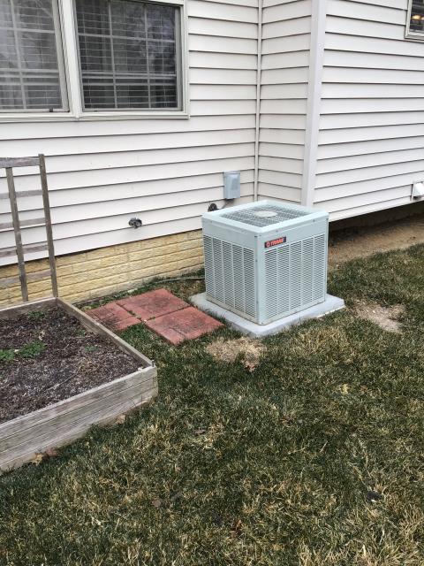 I completed a diagnostic service call on a Trane air conditioner. I determined that the unit was in need of a new capacitor, I went over options with the customer. Unit is functioning upon departure.