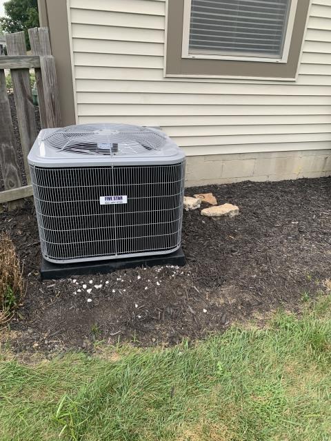 Upon arrival I completed a Half Install of a Annual Spring Air Conditioner Sale Five Star 16 SEER Air Conditioner System Complete (Up to 3 Ton). The system is operational upon departure.