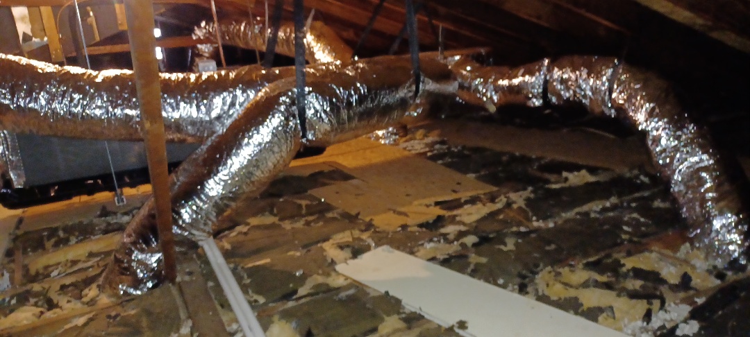 Morrisville, PA - Installed full 2 ton Amana a/c system with all new duct work and attic fan as well. 