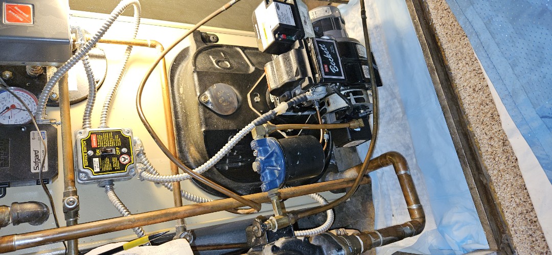 Levittown, PA - Replaced clean cut mini a pump on oil fired boiler in levittown pa