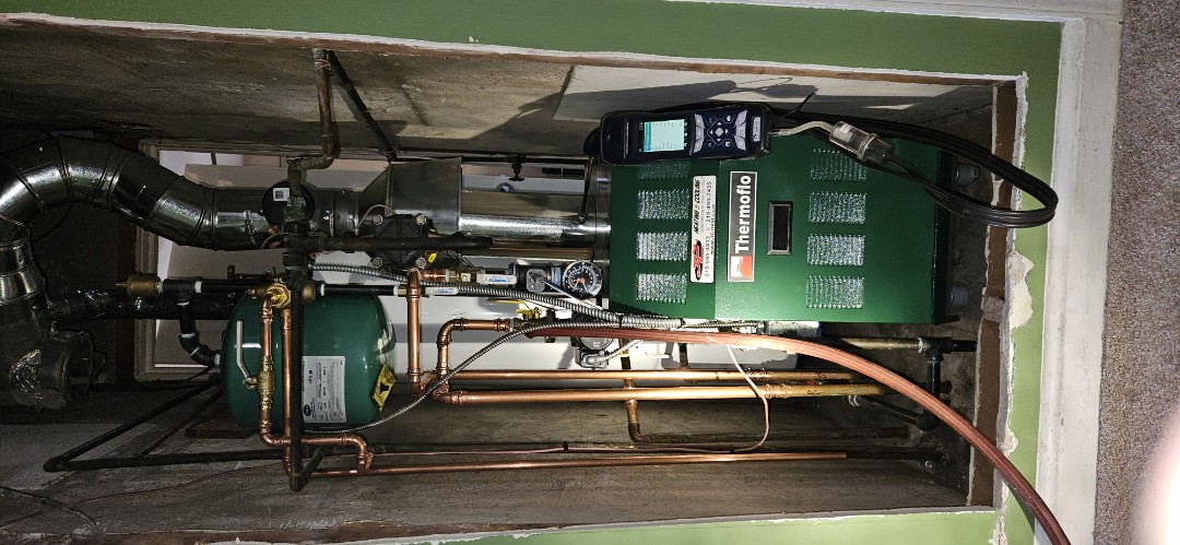 Croydon, PA - installed new gas fired boiler in Croydon p.a.