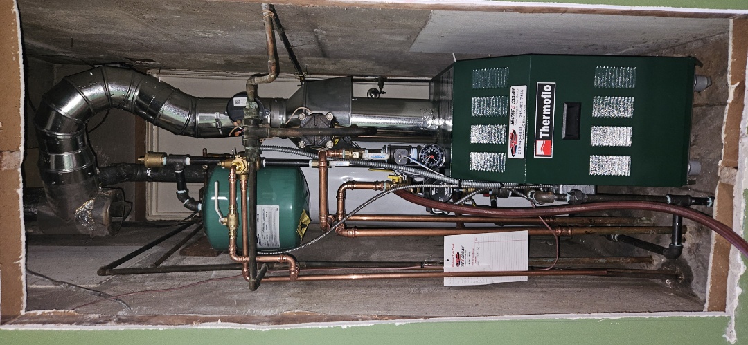 Croydon, PA - installed new gas fired boiler in Croydon p.a.