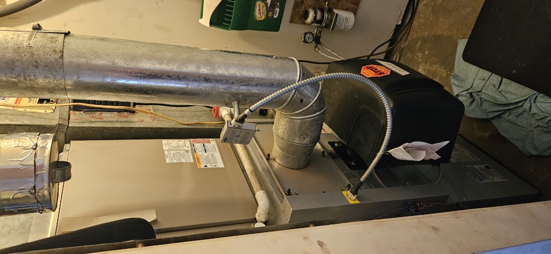 Levittown, PA - moved condensor for some drain work that needed to be done. in levittown pa also performed oil tune up