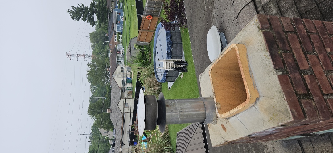 Levittown, PA - performed level 2 chimney inspection on oil fired boiler flue,oil fired boiler inspection, and fireplace inspection. 