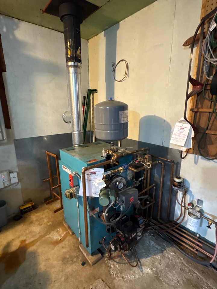 Oil tune up thermotron boiler