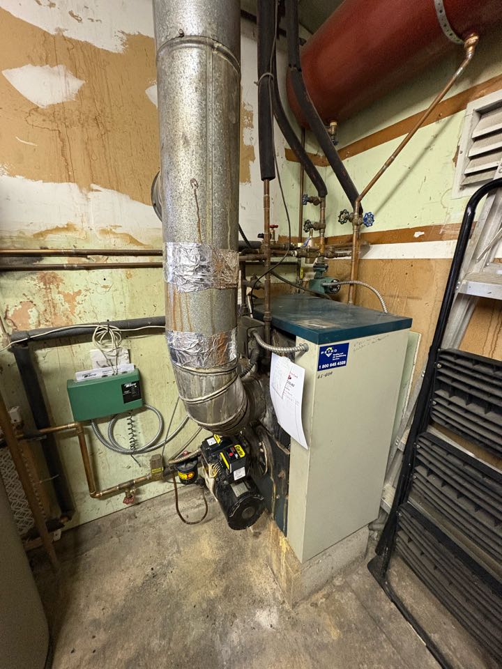 Oil tune up Valiaint Corp Boiler