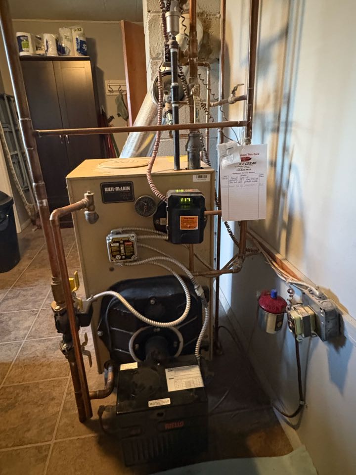 Oil Tune Up Weil Mclain Boiler