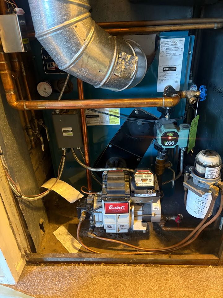 Oil Tune Up Burnham Boiler