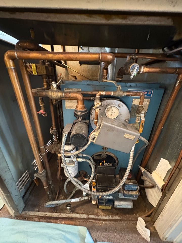 Oil Tune up Thermotron Boiler