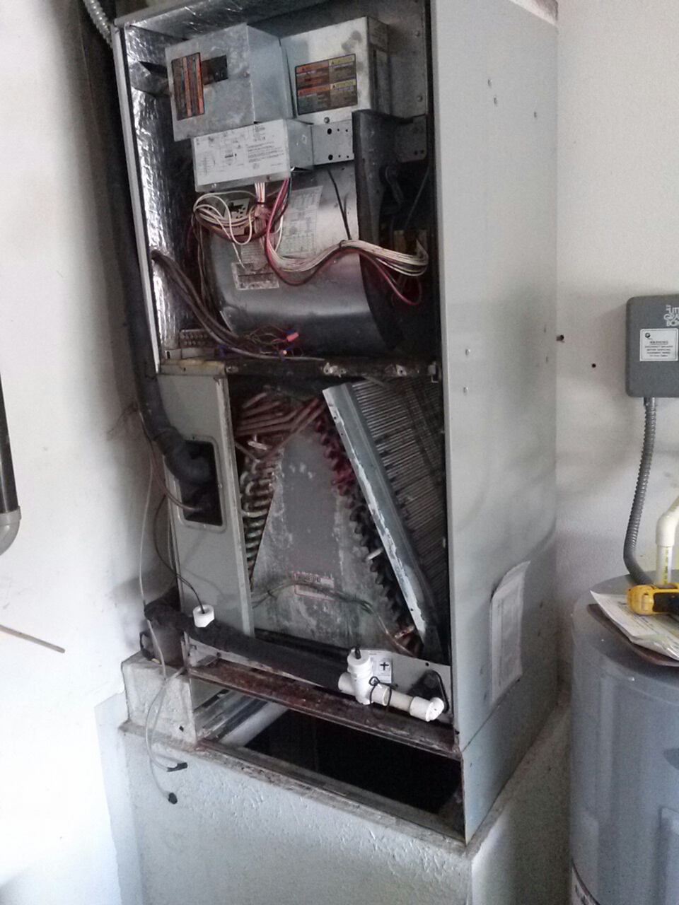 Preform inspection maintenance and install new electronic air cleaner