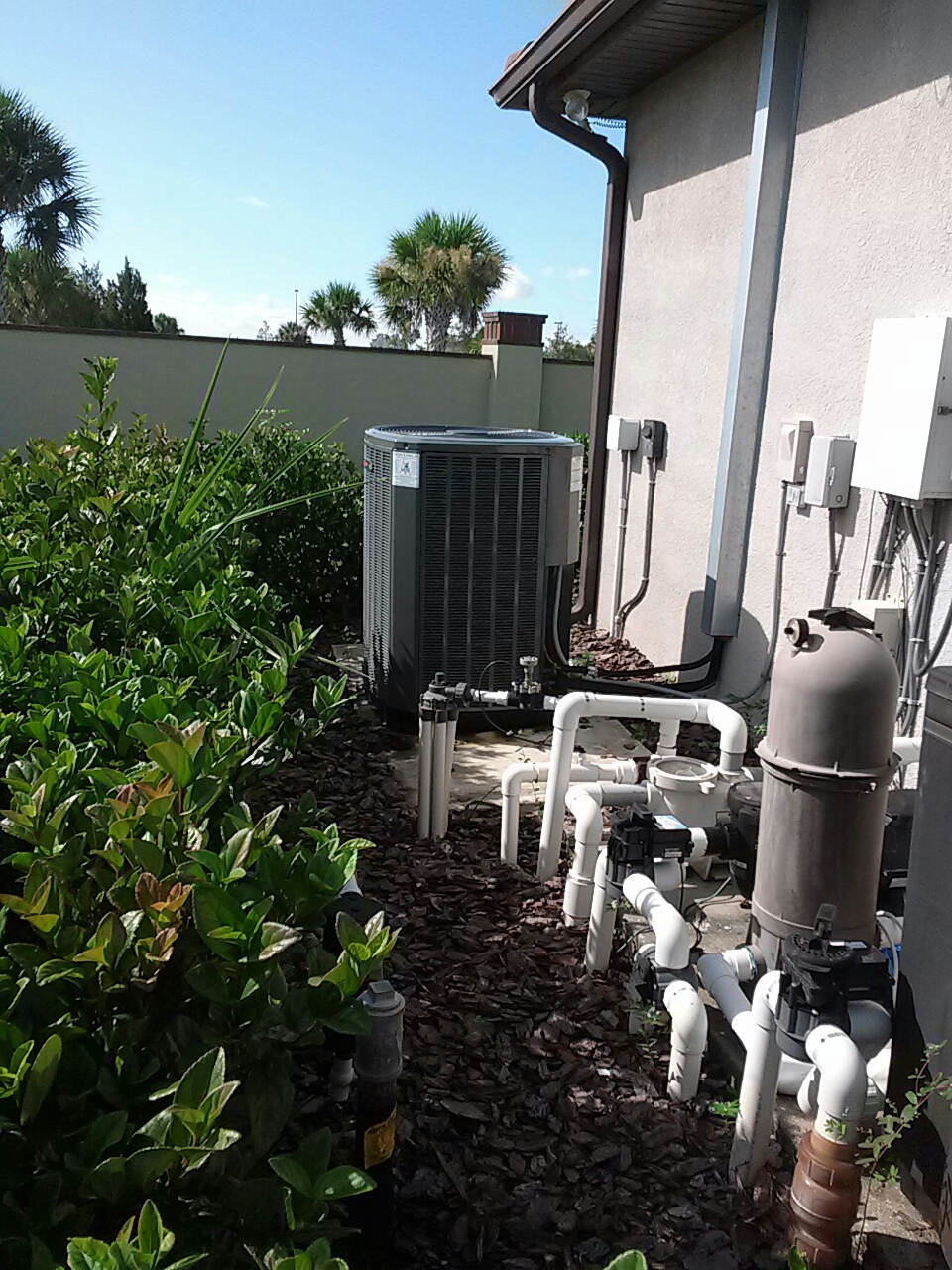 Residential air conditioning system tune up maintenance free one year new Trane installation check
