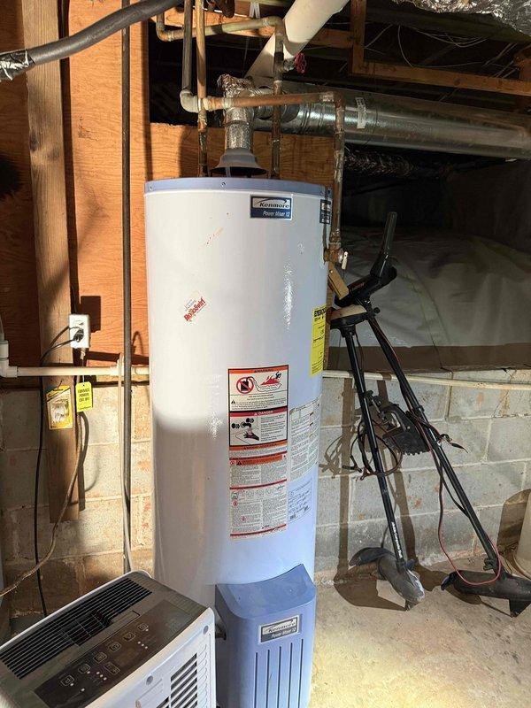 Conducted assessment for replacement of aging water heater located in basement utility area. Evaluated existing plumbing connections and ventilation requirements for new installation. Additionally, inspected site conditions for proposed gas line extension from basement to outdoor fireplace, noting required routing through existing mechanical space with proper clearances from HVAC ductwork. Conducted assessment for replacement of aging water heater located in basement utility area. Evaluated existing plumbing connections and ventilation requirements for new installation. Additionally, inspected site conditions for proposed gas line extension from basement to outdoor fireplace, noting required routing through existing mechanical space with proper clearances from HVAC ductwork.