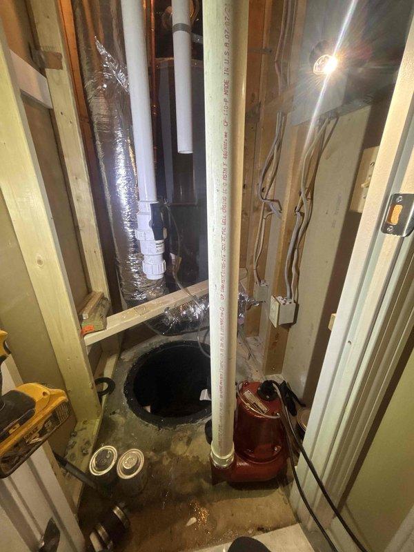 Responded to basement flooding issue where customer reported toilet backups and shower drainage problems. Diagnosed severe main line clog affecting lowest level drains. Utilized submersible pump to remove standing water, then deployed power auger to clear obstruction in main sewer line. Successfully restored proper drainage throughout home's plumbing system. Responded to basement flooding issue where customer reported toilet backups and shower drainage problems. Diagnosed severe main line clog affecting lowest level drains. Utilized submersible pump to remove standing water, then deployed power auger to clear obstruction in main sewer line. Successfully restored proper drainage throughout home's plumbing system.