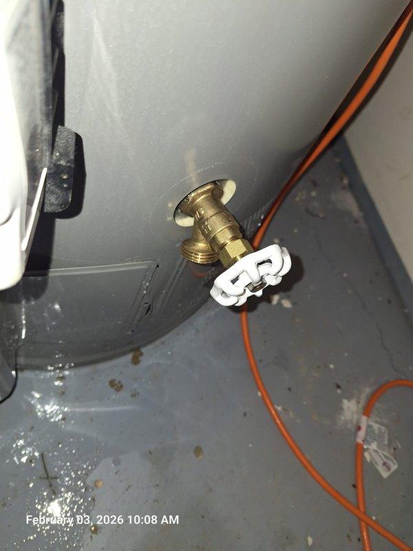 Replaced leaking temperature and pressure relief valve on 2021 water heater. Verified proper valve operation and checked system pressure after installation. No other issues detected with unit. Replaced leaking temperature and pressure relief valve on 2021 water heater. Verified proper valve operation and checked system pressure after installation. No other issues detected with unit.