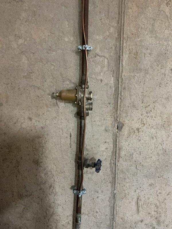 Diagnosed and corrected high water pressure issue in residential plumbing system. Installed pressure regulating valve on main water line to stabilize pressure at appropriate levels, eliminating pipe vibration and pressure fluctuations that were occurring after fixture use. System now maintains consistent pressure within recommended range. Diagnosed and corrected high water pressure issue in residential plumbing system. Installed pressure regulating valve on main water line to stabilize pressure at appropriate levels, eliminating pipe vibration and pressure fluctuations that were occurring after fixture use. System now maintains consistent pressure within recommended range.