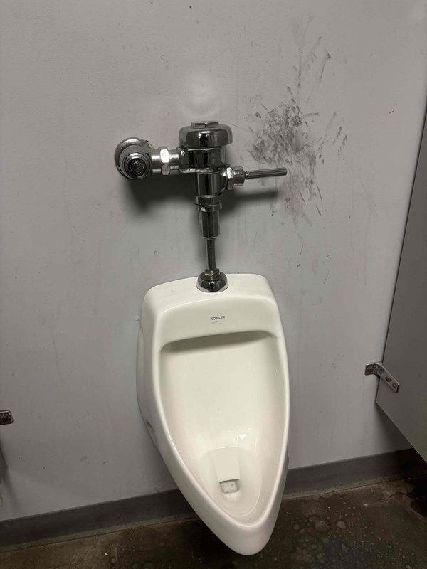 Responded to service call for continuously leaking urinal in public restroom. Diagnosed issue with malfunctioning flush valve assembly. Replaced worn components in the chrome flush valve mechanism and adjusted water flow to proper levels, successfully resolving the leak. Responded to service call for continuously leaking urinal in public restroom. Diagnosed issue with malfunctioning flush valve assembly. Replaced worn components in the chrome flush valve mechanism and adjusted water flow to proper levels, successfully resolving the leak.