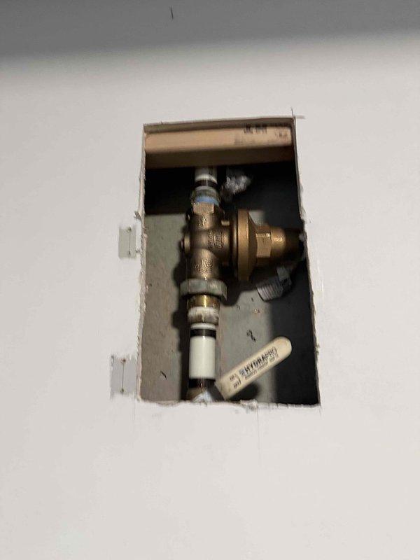 Responded to customer complaint of banging pipes. Diagnosed water hammer issue caused by excessive pressure in the plumbing system. Adjusted pressure regulator valve to manufacturer's specifications and verified proper operation, eliminating the noise issue. Responded to customer complaint of banging pipes. Diagnosed water hammer issue caused by excessive pressure in the plumbing system. Adjusted pressure regulator valve to manufacturer's specifications and verified proper operation, eliminating the noise issue.