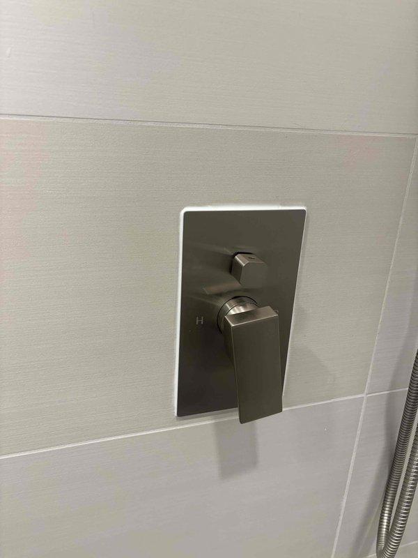 Conducted inspection of reported shower leak and found water pressure significantly elevated at approximately 80-90 PSI, well above recommended residential levels. Adjusted pressure regulating valve to bring system within standard operating range and inspected shower control fixture for proper function. Leak resolved after pressure adjustment with no signs of residual water damage to ceiling below. Conducted inspection of reported shower leak and found water pressure significantly elevated at approximately 80-90 PSI, well above recommended residential levels. Adjusted pressure regulating valve to bring system within standard operating range and inspected shower control fixture for proper function. Leak resolved after pressure adjustment with no signs of residual water damage to ceiling below.