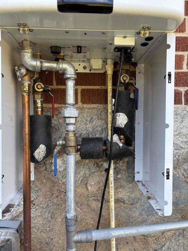 Inspected garbage disposal unit that was leaking from the base. Discovered worn seal causing water seepage during operation. Replaced disposal unit and seal assembly, ensuring proper connection to existing plumbing. Also completed scheduled first maintenance check on tankless water heater, confirming proper installation and optimal operation parameters. Inspected garbage disposal unit that was leaking from the base. Discovered worn seal causing water seepage during operation. Replaced disposal unit and seal assembly, ensuring proper connection to existing plumbing. Also completed scheduled first maintenance check on tankless water heater, confirming proper installation and optimal operation parameters.