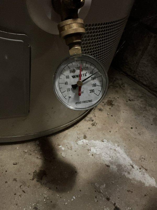 Responded to service call for clogged kitchen drain. Inspected existing plumbing system including copper supply lines and shutoff valve assembly mounted between floor joists. Utilized mini jetter to clear obstruction, restoring normal drainage function. System pressure tested at approximately 130 PSI post-service, confirming proper operation. Responded to service call for clogged kitchen drain. Inspected existing plumbing system including copper supply lines and shutoff valve assembly mounted between floor joists. Utilized mini jetter to clear obstruction, restoring normal drainage function. System pressure tested at approximately 130 PSI post-service, confirming proper operation.