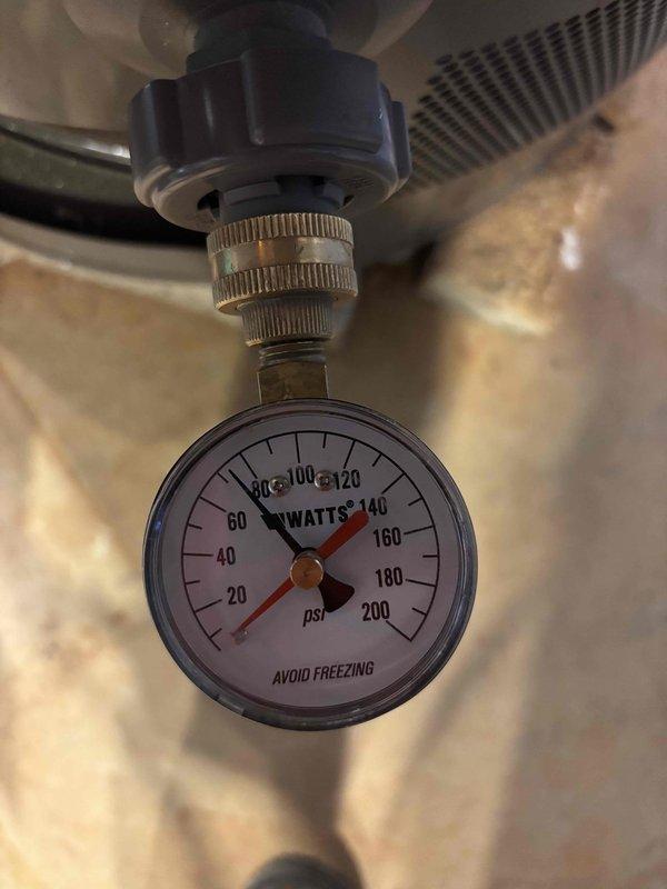 Completed inspection and service on plumbing system, addressing issues with shower drain and cast iron drain. Pressure testing revealed system operating at approximately 80 PSI. Installed thermal expansion tank to regulate pressure and prevent potential damage to plumbing fixtures. Completed inspection and service on plumbing system, addressing issues with shower drain and cast iron drain. Pressure testing revealed system operating at approximately 80 PSI. Installed thermal expansion tank to regulate pressure and prevent potential damage to plumbing fixtures.