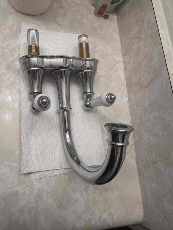 Successfully replaced customer-supplied bathroom faucet and installed new p-trap assembly with proper connections to existing plumbing. Verified all connections for leaks and proper operation before completing the service. Successfully replaced customer-supplied bathroom faucet and installed new p-trap assembly with proper connections to existing plumbing. Verified all connections for leaks and proper operation before completing the service.