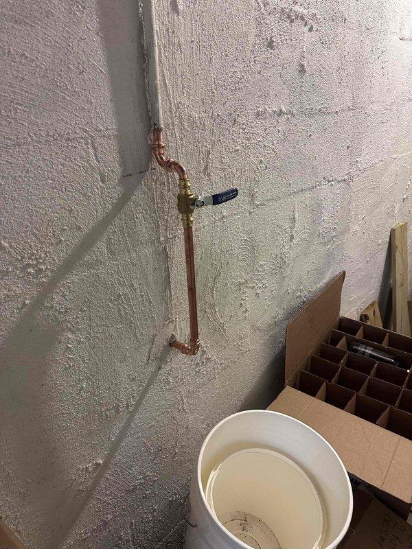 Diagnosed and repaired leaking hose bibb by replacing copper pipe section and installing new brass valve with quarter-turn handle. Pressure tested system to approximately 110 PSI to verify repair integrity and ensure no additional leaks were present in the line. Diagnosed and repaired leaking hose bibb by replacing copper pipe section and installing new brass valve with quarter-turn handle. Pressure tested system to approximately 110 PSI to verify repair integrity and ensure no additional leaks were present in the line.