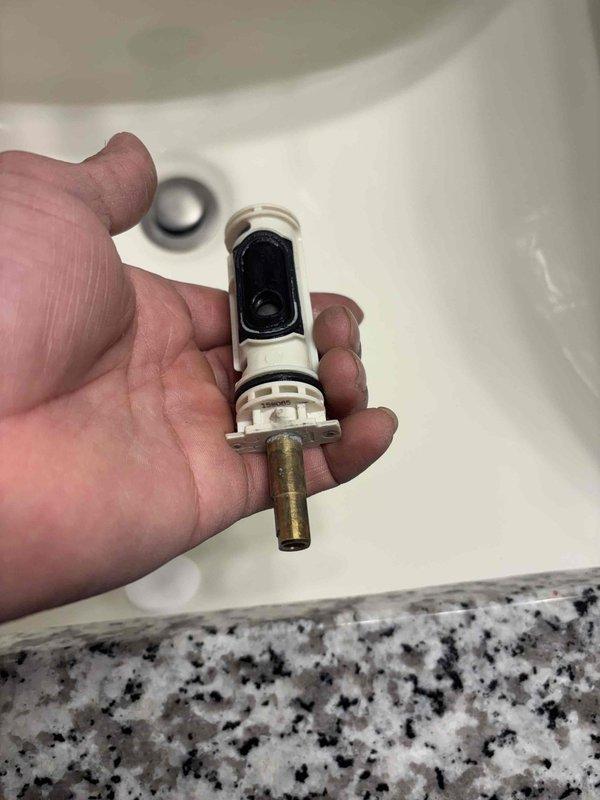 Responded to service call for dripping bathroom faucet. Upon inspection, removed and replaced worn cartridge valve assembly that was causing the leak. Successfully restored proper functionality with no further dripping observed. Responded to service call for dripping bathroom faucet. Upon inspection, removed and replaced worn cartridge valve assembly that was causing the leak. Successfully restored proper functionality with no further dripping observed.