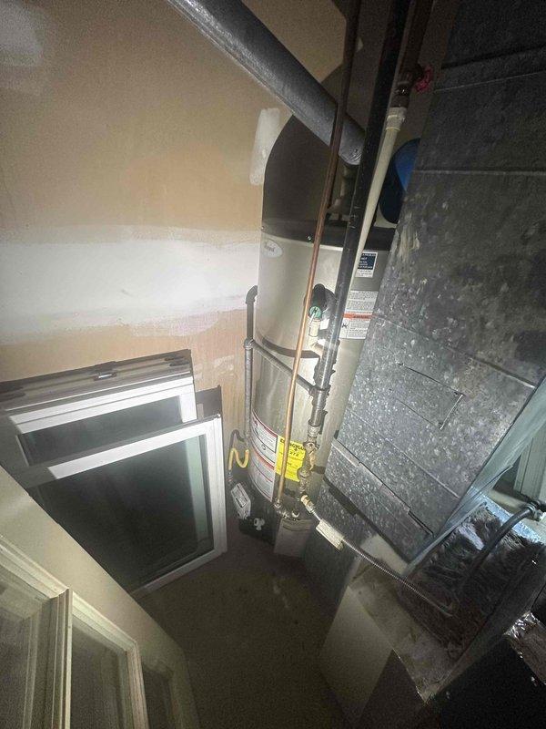 Identified and replaced worn flush valve assembly in toilet tank that was causing continuous running. Inspected water heater and supply lines in utility area, then adjusted water pressure regulator to increase flow to optimal level. Identified and replaced worn flush valve assembly in toilet tank that was causing continuous running. Inspected water heater and supply lines in utility area, then adjusted water pressure regulator to increase flow to optimal level.