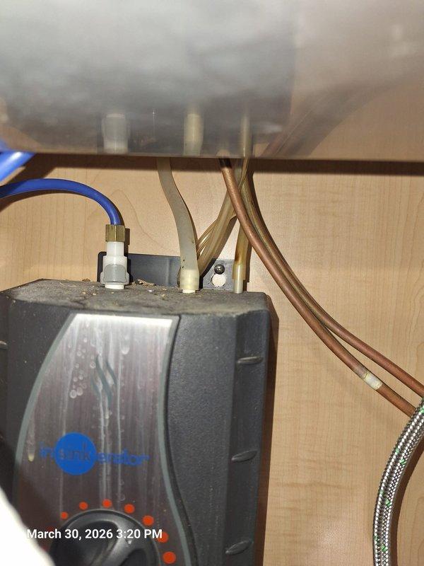 Installed customer-supplied kitchen faucet, connecting supply lines and drain assembly to existing plumbing infrastructure beneath sink. Verified proper operation of garbage disposal unit and associated drainage system, ensuring all connections were secure and leak-free upon completion. Installed customer-supplied kitchen faucet, connecting supply lines and drain assembly to existing plumbing infrastructure beneath sink. Verified proper operation of garbage disposal unit and associated drainage system, ensuring all connections were secure and leak-free upon completion.