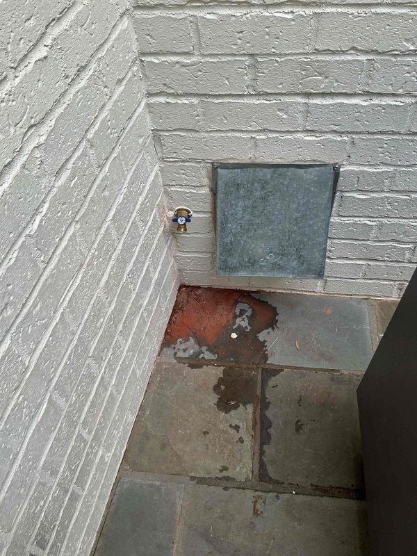 Completed installation and routing of gas and water lines in accordance with approved specifications. Work included running new supply lines through ceiling joists and wall cavities, installing proper support brackets and hangers for horizontal runs, and ensuring all connections meet code requirements. Addressed exterior utility access point showing signs of corrosion and water damage, replacing deteriorated components and sealing penetrations to prevent future moisture intrusion at the building envelope. Completed installation and routing of gas and water lines in accordance with approved specifications. Work included running new supply lines through ceiling joists and wall cavities, installing proper support brackets and hangers for horizontal runs, and ensuring all connections meet code requirements. Addressed exterior utility access point showing signs of corrosion and water damage, replacing deteriorated components and sealing penetrations to prevent future moisture intrusion at the building envelope.