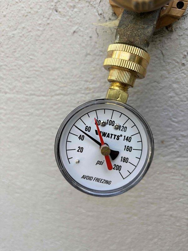 Responded to customer report of leak under kitchen sink. Upon inspection, identified deteriorated drain connections with visible staining and discoloration on PVC piping and fittings. Tested water pressure at main supply line, which registered approximately 80 PSI within normal operating range. Tightened loose drain connections at P-trap assembly and inspected all visible plumbing components for additional leaks or damage. Verified repair by running water through system and confirmed no active leaking present at completion of service. Responded to customer report of leak under kitchen sink. Upon inspection, identified deteriorated drain connections with visible staining and discoloration on PVC piping and fittings. Tested water pressure at main supply line, which registered approximately 80 PSI within normal operating range. Tightened loose drain connections at P-trap assembly and inspected all visible plumbing components for additional leaks or damage. Verified repair by running water through system and confirmed no active leaking present at completion of service.