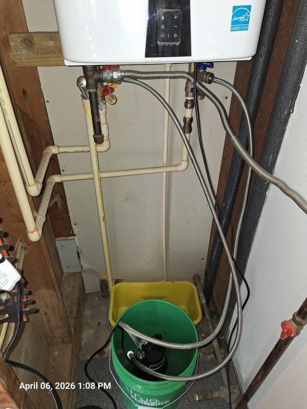 Performed routine maintenance on tankless water heater including complete system flush to remove mineral buildup and scale deposits. Conducted comprehensive inspection of all plumbing fixtures and connections throughout the property, checking for leaks, drips, and potential issues. Tested water heater pressure levels and verified all connections, valves, and components were functioning properly with no leaks detected. Performed routine maintenance on tankless water heater including complete system flush to remove mineral buildup and scale deposits. Conducted comprehensive inspection of all plumbing fixtures and connections throughout the property, checking for leaks, drips, and potential issues. Tested water heater pressure levels and verified all connections, valves, and components were functioning properly with no leaks detected.