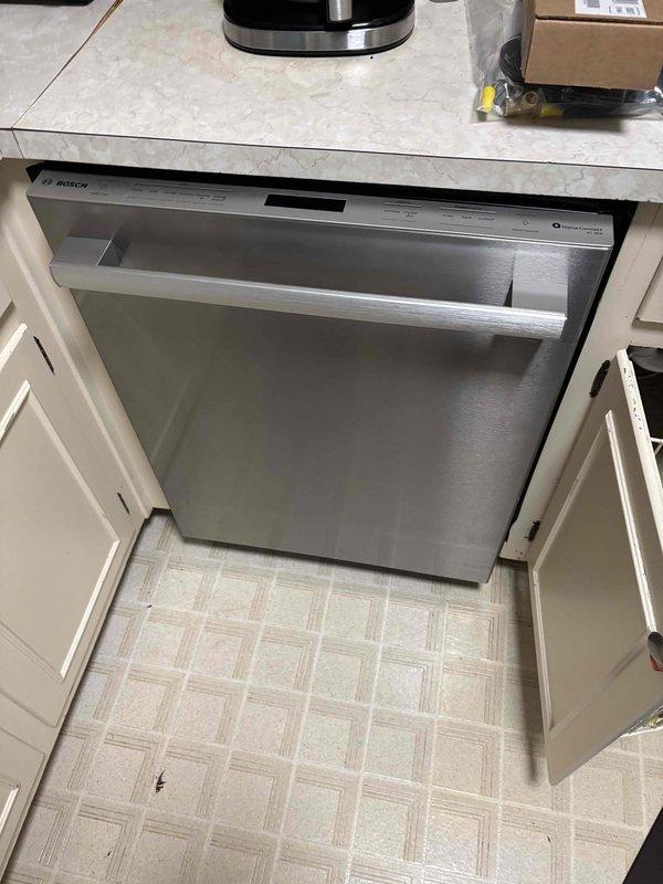 Installed Bosch dishwasher and relocated water shut-off valve from basement to under kitchen sink for improved accessibility. Repaired toilet fill valve mechanism to resolve running toilet issue, adjusting float assembly and water level settings to restore proper operation. Installed Bosch dishwasher and relocated water shut-off valve from basement to under kitchen sink for improved accessibility. Repaired toilet fill valve mechanism to resolve running toilet issue, adjusting float assembly and water level settings to restore proper operation.