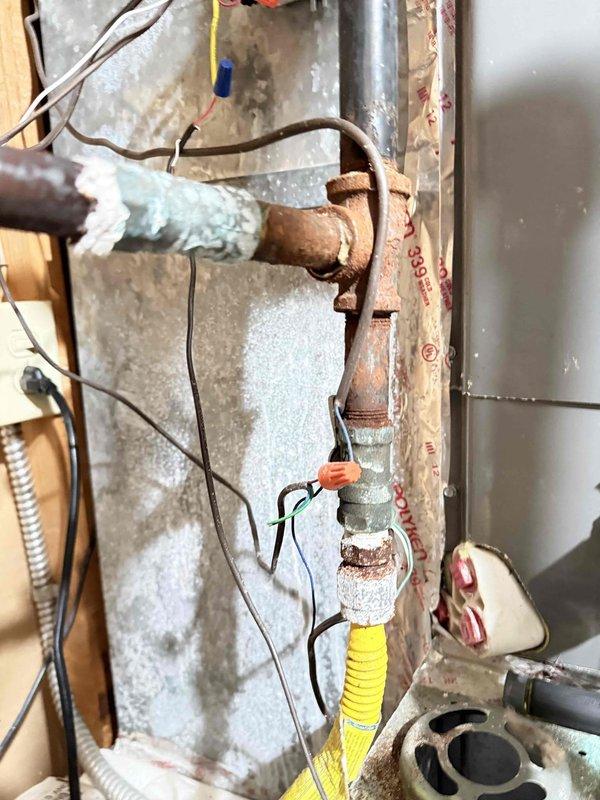 Replaced leaking 50-gallon gas water heater in basement utility area. Removed old unit showing significant corrosion on copper piping and connections, installed new water heater with proper venting, gas line connections, expansion tank, and all required safety valves and fittings per manufacturer specifications and local code requirements. Replaced leaking 50-gallon gas water heater in basement utility area. Removed old unit showing significant corrosion on copper piping and connections, installed new water heater with proper venting, gas line connections, expansion tank, and all required safety valves and fittings per manufacturer specifications and local code requirements.
