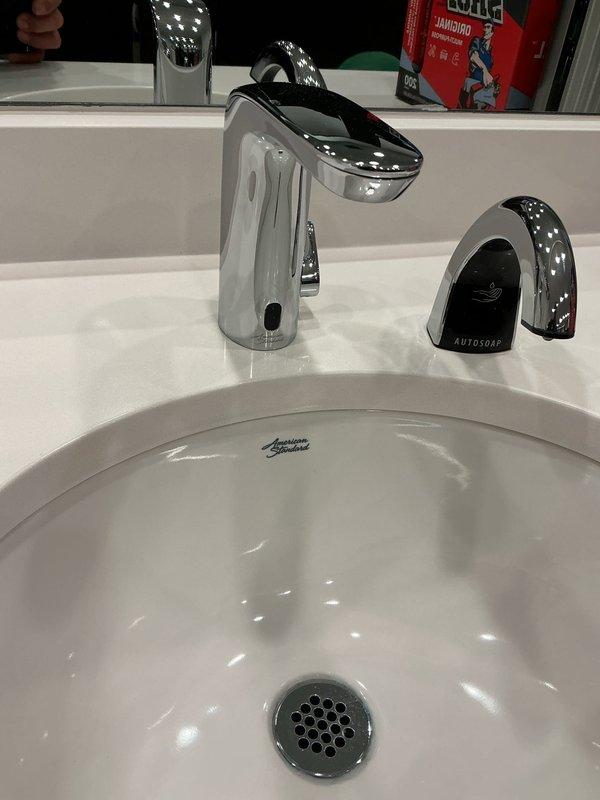 Responded to women's restroom plumbing issues involving three automatic sensor faucets with no water flow and one slow-draining sink. Inspected electronic faucet components and sensor mechanisms, tested water supply lines, and cleared drain obstruction using appropriate equipment. Restored proper water flow to all three automatic faucets and resolved drainage issue, returning all fixtures to full operational status. Responded to women's restroom plumbing issues involving three automatic sensor faucets with no water flow and one slow-draining sink. Inspected electronic faucet components and sensor mechanisms, tested water supply lines, and cleared drain obstruction using appropriate equipment. Restored proper water flow to all three automatic faucets and resolved drainage issue, returning all fixtures to full operational status.