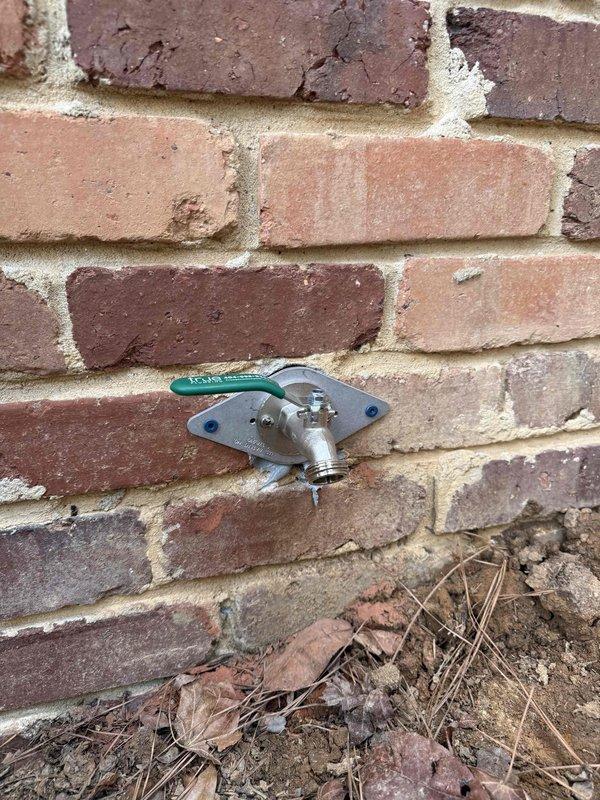 Replaced two exterior hose bibs, addressing one that was actively leaking and another with a stuck valve mechanism. Accessed interior plumbing connections through crawl space to remove old copper fittings and install new frost-free sillcocks with proper shutoff valves, ensuring secure mounting to brick exterior and verifying no water damage to surrounding framing. Replaced two exterior hose bibs, addressing one that was actively leaking and another with a stuck valve mechanism. Accessed interior plumbing connections through crawl space to remove old copper fittings and install new frost-free sillcocks with proper shutoff valves, ensuring secure mounting to brick exterior and verifying no water damage to surrounding framing.