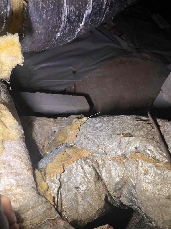 Completed one-time inspection on two HVAC systems. Evaluated electrical panel and found all circuit breakers in proper working condition with clear labeling. Identified severely crushed flexible ductwork in attic space causing significant airflow restriction, which will require replacement to restore proper system performance and efficiency.