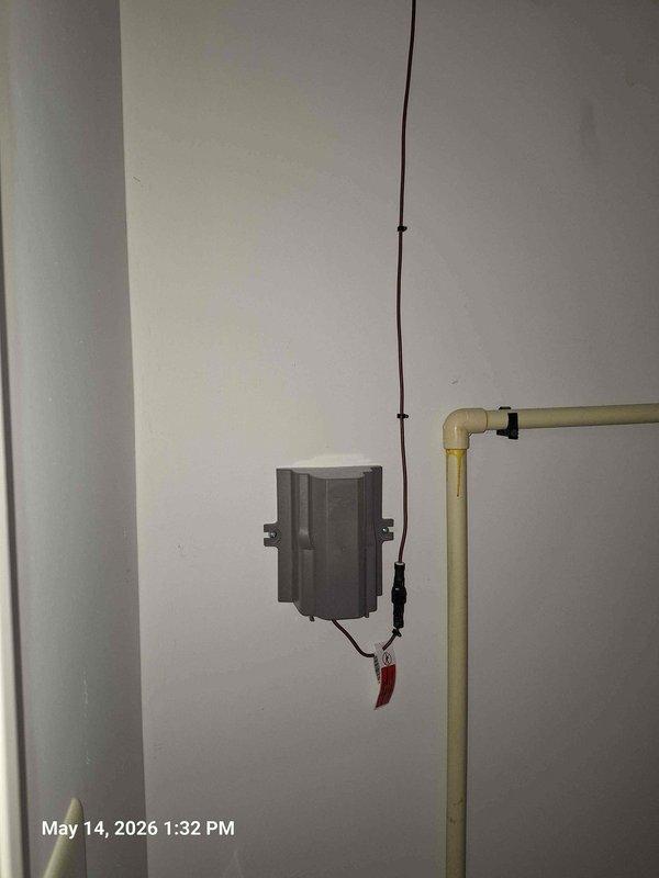 Installed residential water sub-metering system per approved quote specifications. Mounted dual water meters with brass valve assemblies and copper pipe connections on interior wall, complete with electronic monitoring devices and associated wiring. Installed control box with electrical connections to support remote monitoring capabilities for the metering system. Installed residential water sub-metering system per approved quote specifications. Mounted dual water meters with brass valve assemblies and copper pipe connections on interior wall, complete with electronic monitoring devices and associated wiring. Installed control box with electrical connections to support remote monitoring capabilities for the metering system.
