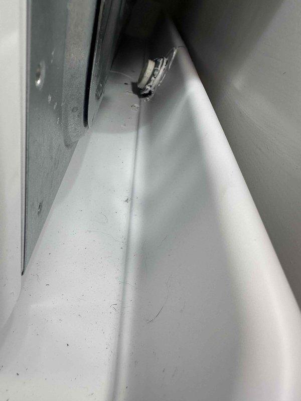 Responded to customer report of slow drip from bathroom faucet. Disassembled two-handle faucet assembly and inspected internal components. Replaced worn cartridge valve with damaged rubber seals that was causing the leak, reassembled faucet, and verified proper operation with no further dripping.