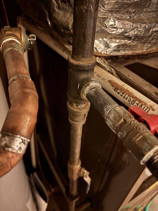 Conducted site evaluation for gas stove conversion, assessing existing gas supply infrastructure and required modifications. Documented current gas line configuration, pipe routing, and connection points to determine scope of work needed for safe appliance conversion. Conducted site evaluation for gas stove conversion, assessing existing gas supply infrastructure and required modifications. Documented current gas line configuration, pipe routing, and connection points to determine scope of work needed for safe appliance conversion.