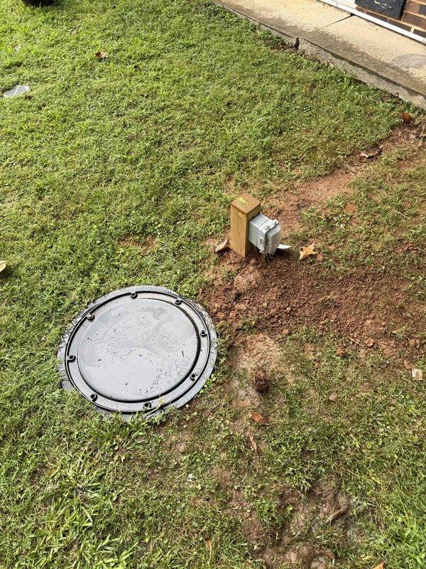 Responded to basement water pooling concern and performed comprehensive inspection of sewage ejection pump system. Accessed pit through exterior grade-level access cover, documented existing pump configuration and PVC discharge piping. Based on inspection findings and standing water conditions, system evaluation was completed to determine appropriate resolution for the drainage issue. Responded to basement water pooling concern and performed comprehensive inspection of sewage ejection pump system. Accessed pit through exterior grade-level access cover, documented existing pump configuration and PVC discharge piping. Based on inspection findings and standing water conditions, system evaluation was completed to determine appropriate resolution for the drainage issue.