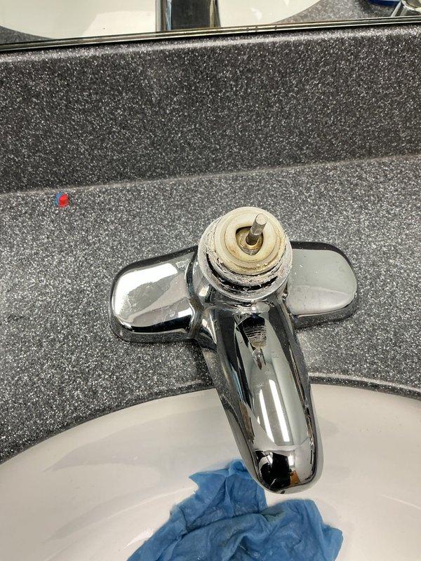 Diagnosed faulty cartridge in existing bathroom faucet and performed complete faucet replacement. Installed new chrome single-handle faucet on granite countertop, ensuring proper mounting and seal integrity. Tested water flow and verified no leaks at supply connections and aerator assembly upon completion. Diagnosed faulty cartridge in existing bathroom faucet and performed complete faucet replacement. Installed new chrome single-handle faucet on granite countertop, ensuring proper mounting and seal integrity. Tested water flow and verified no leaks at supply connections and aerator assembly upon completion.