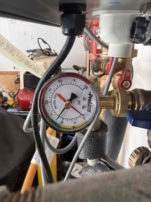 Decatur, GA - Responded to complaint of inconsistent hot water from tankless water heater. Inspected system and identified water pressure irregularities affecting unit performance. Verified pressure gauge readings and tested system operation. Adjusted water pressure regulator and ball valves to restore proper flow and pressure parameters within manufacturer specifications. System now delivering consistent hot water at appropriate temperature and pressure levels. Decatur, GA - Responded to complaint of inconsistent hot water from tankless water heater. Inspected system and identified water pressure irregularities affecting unit performance. Verified pressure gauge readings and tested system operation. Adjusted water pressure regulator and ball valves to restore proper flow and pressure parameters within manufacturer specifications. System now delivering consistent hot water at appropriate temperature and pressure levels.