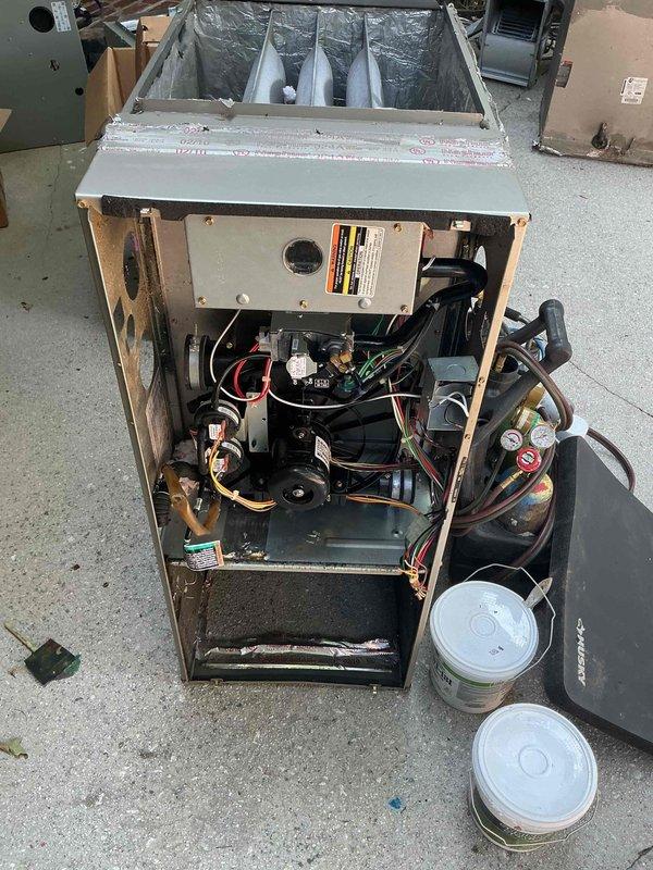 Completed installation of HVAC equipment in horizontal configuration within confined attic space. Retrieved necessary equipment and transported to job site for system setup. Performed complete unit installation including proper positioning, mounting, and securing of equipment in tight clearance conditions.
Installed manual damper in bedroom zone to provide individual temperature control and airflow regulation. Configured damper for proper operation and accessibility for future adjustments. Verified damper functionality and smooth operation throughout full range of motion.
Connected all refrigerant lines, electrical wiring, and control circuits per manufacturer specifications. Ensured proper routing of copper lines and secure connections at all junction points. Completed condensate drain installation with appropriate pitch and termination. Verified all mechanical and electrical connections for safety and code compliance.
Performed system startup procedures including electrical verifi Completed installation of HVAC equipment in horizontal configuration within confined attic space. Retrieved necessary equipment and transported to job site for system setup. Performed complete unit installation including proper positioning, mounting, and securing of equipment in tight clearance conditions.
Installed manual damper in bedroom zone to provide individual temperature control and airflow regulation. Configured damper for proper operation and accessibility for future adjustments. Verified damper functionality and smooth operation throughout full range of motion.
Connected all refrigerant lines, electrical wiring, and control circuits per manufacturer specifications. Ensured proper routing of copper lines and secure connections at all junction points. Completed condensate drain installation with appropriate pitch and termination. Verified all mechanical and electrical connections for safety and code compliance.
Performed system startup procedures including electrical verifi