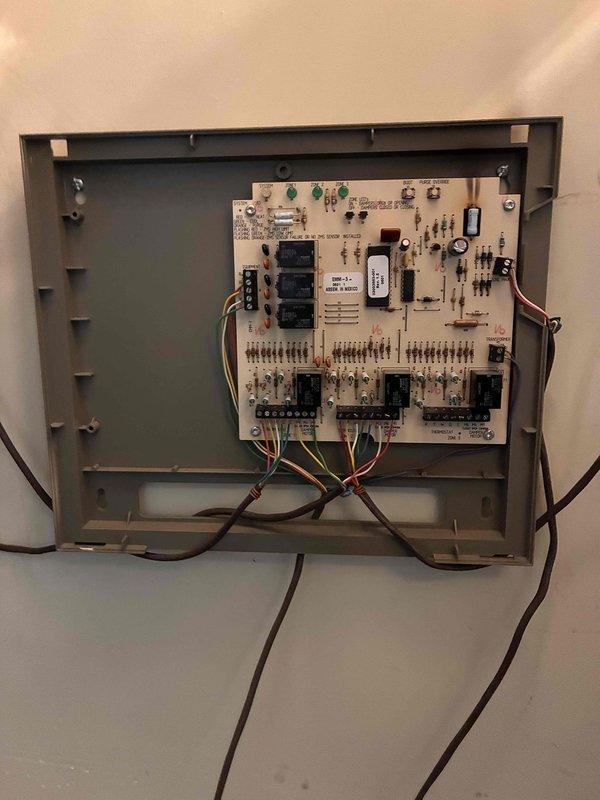 Completed main level AC repair involving the multi-zone HVAC control system. Serviced and tested the HZ311 zone controller module, verifying proper operation of all three zones with heat, cool, fan, and purge functions operating correctly as indicated by the LED status indicators. Inspected and confirmed secure connections at all terminal blocks and thermostat control boards, ensuring proper wiring integrity throughout the system including the relay contactors and control circuitry within the electrical panel. Completed main level AC repair involving the multi-zone HVAC control system. Serviced and tested the HZ311 zone controller module, verifying proper operation of all three zones with heat, cool, fan, and purge functions operating correctly as indicated by the LED status indicators. Inspected and confirmed secure connections at all terminal blocks and thermostat control boards, ensuring proper wiring integrity throughout the system including the relay contactors and control circuitry within the electrical panel.
