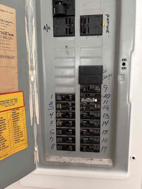 Responded to noise complaint regarding buzzing sound when air conditioning system activated. Performed electrical panel inspection and tested insulation resistance of AC circuit using megohmmeter, which indicated readings in acceptable range. Documented panel configuration and circuit conditions for service records. Responded to noise complaint regarding buzzing sound when air conditioning system activated. Performed electrical panel inspection and tested insulation resistance of AC circuit using megohmmeter, which indicated readings in acceptable range. Documented panel configuration and circuit conditions for service records.