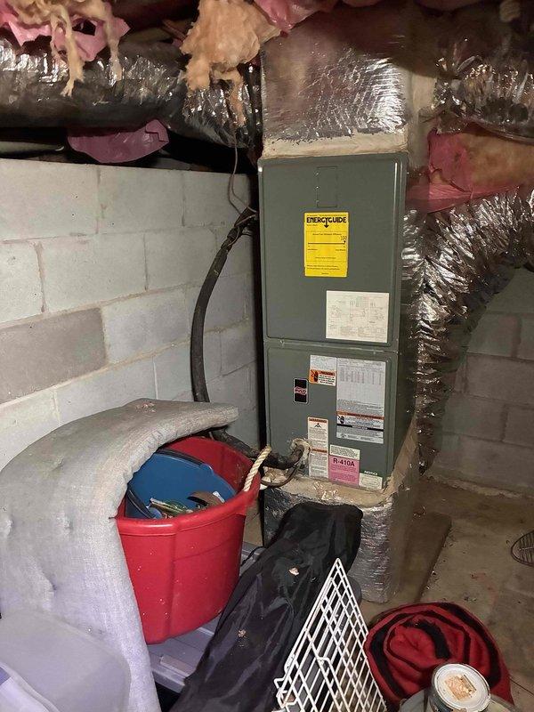 Responded to no cooling complaint and performed AC system diagnostics on residential split system. Inspected indoor air handler unit in basement and outdoor condenser units, verified electrical connections, checked refrigerant levels, and tested system operation. Completed necessary repairs to restore cooling functionality to the HVAC system. Responded to no cooling complaint and performed AC system diagnostics on residential split system. Inspected indoor air handler unit in basement and outdoor condenser units, verified electrical connections, checked refrigerant levels, and tested system operation. Completed necessary repairs to restore cooling functionality to the HVAC system.