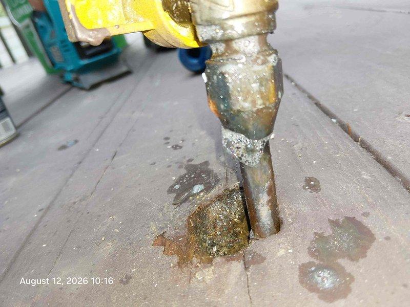 Completed gas pressure test on existing gas line system. Conducted thorough pressure testing using calibrated gauge to verify system integrity and ensure safe operating conditions. Performed core drilling through concrete floor to facilitate gas line installation or access point. All testing procedures confirmed system is holding proper pressure within acceptable parameters and ready for continued service. Completed gas pressure test on existing gas line system. Conducted thorough pressure testing using calibrated gauge to verify system integrity and ensure safe operating conditions. Performed core drilling through concrete floor to facilitate gas line installation or access point. All testing procedures confirmed system is holding proper pressure within acceptable parameters and ready for continued service.